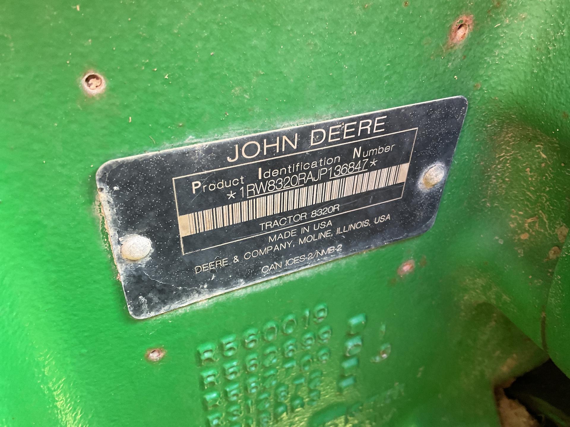 2018 John Deere 8320R Image