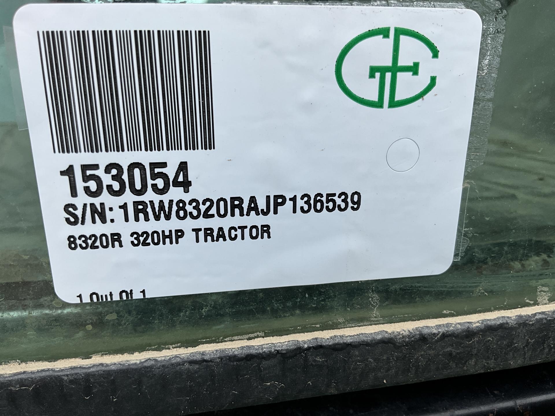 2018 John Deere 8320R Image
