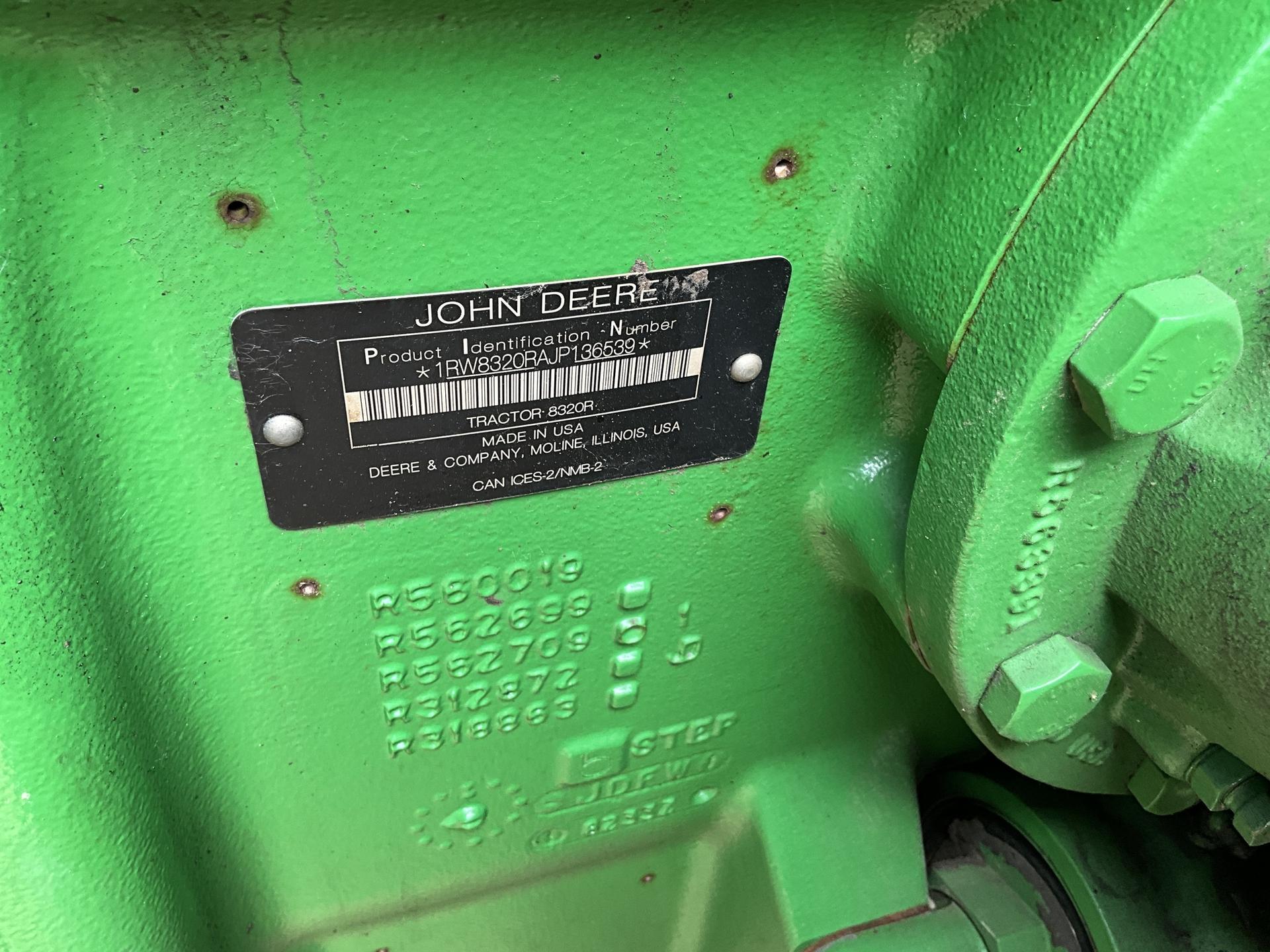 2018 John Deere 8320R Image