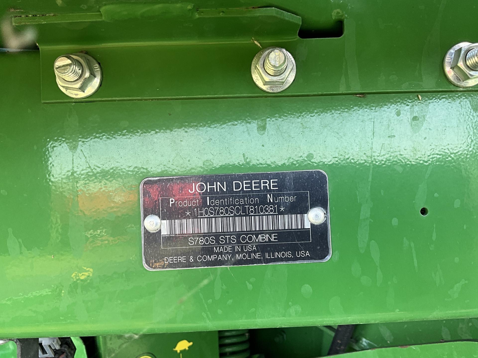 2020 John Deere S780 Image