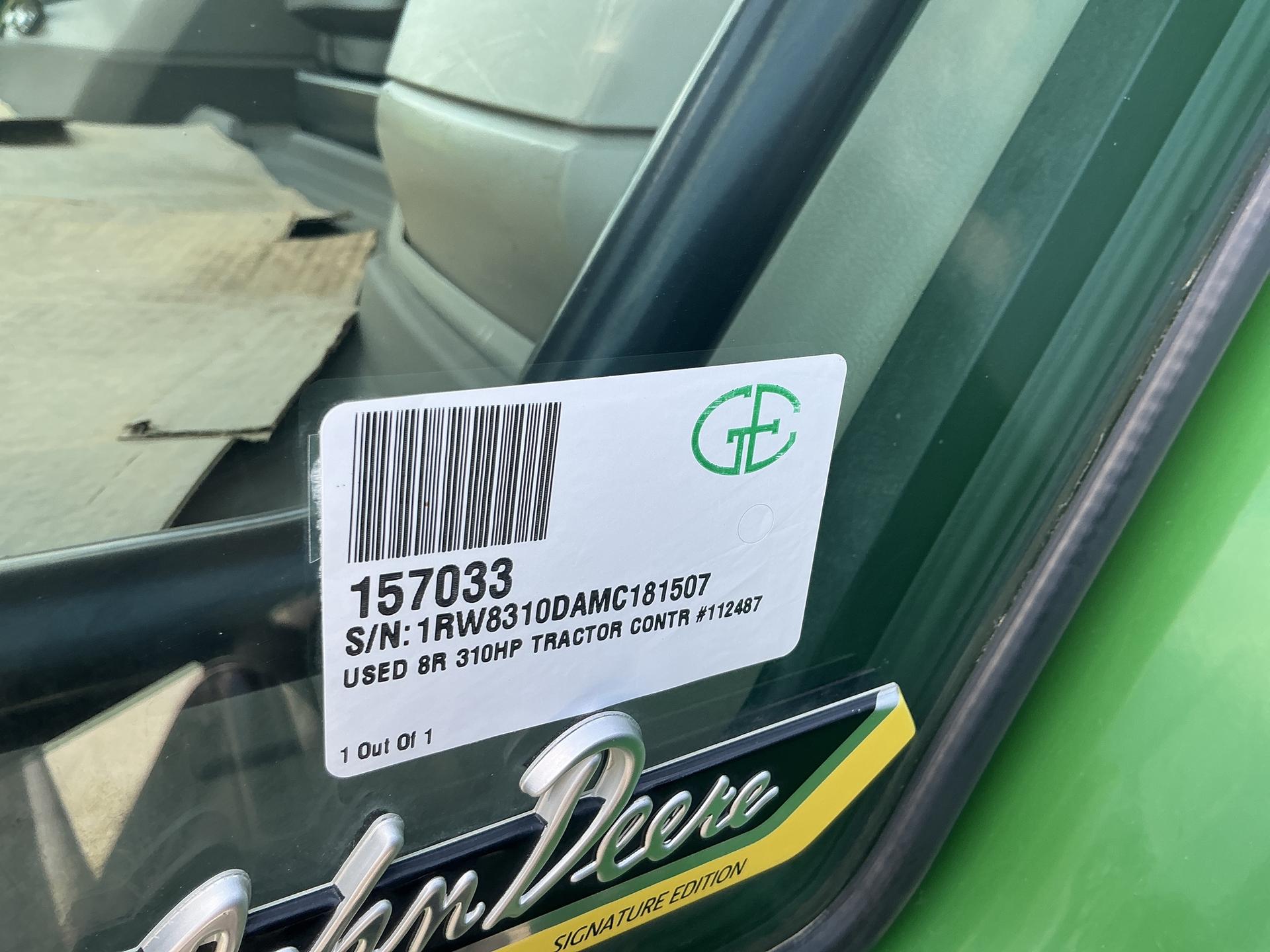 2021 John Deere 8R 310 Image