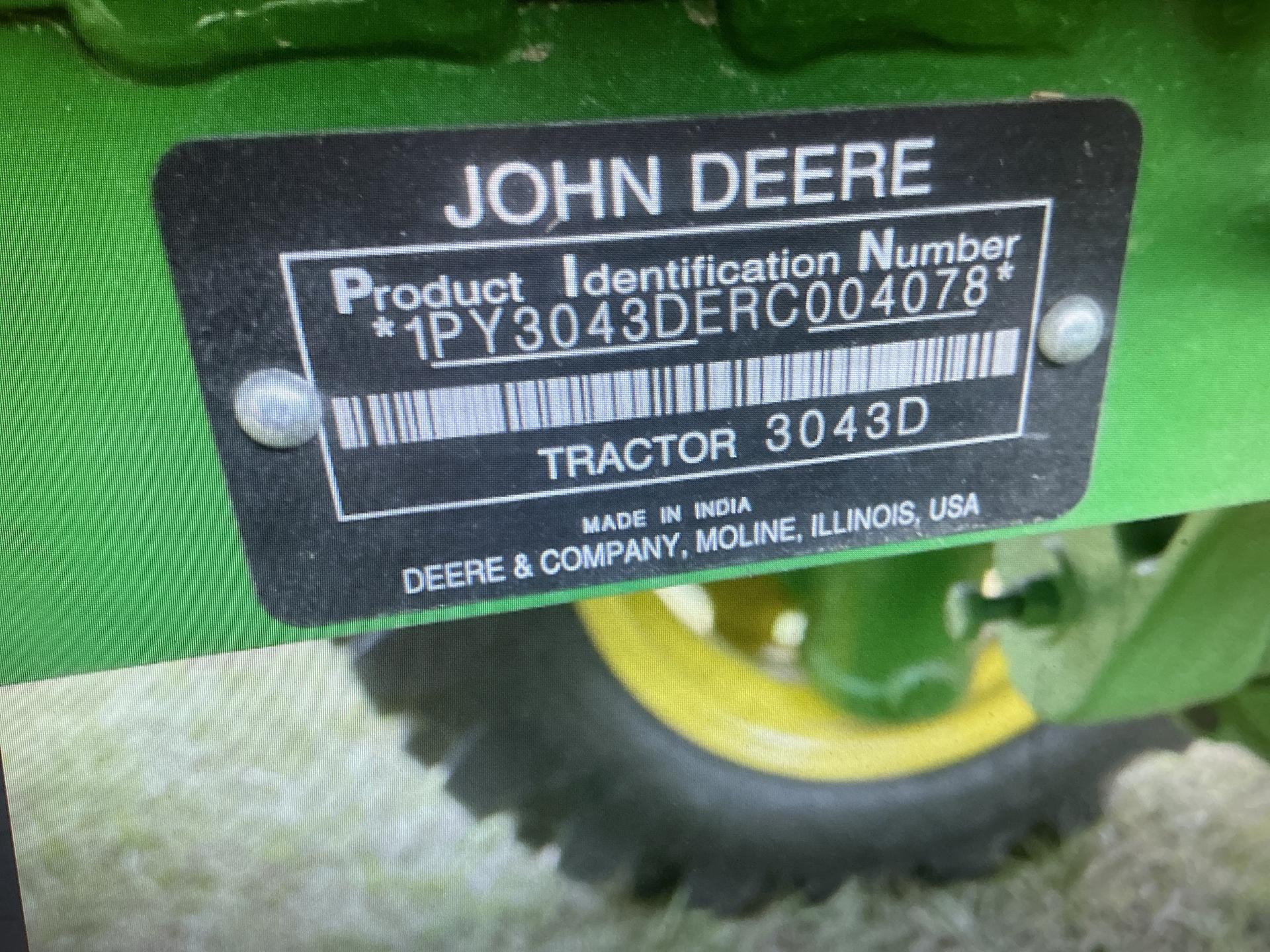 2023 John Deere 3043D Image