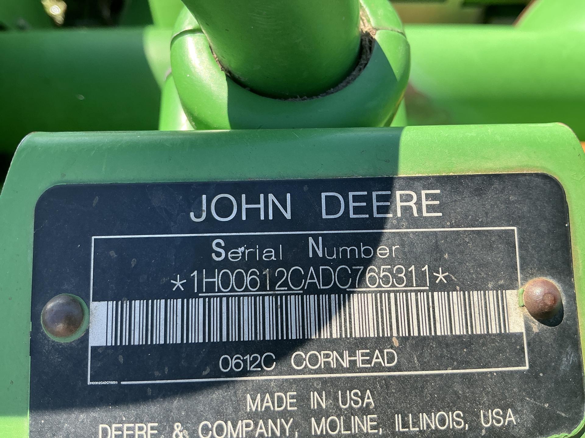 2014 John Deere 612C StalkMaster Image