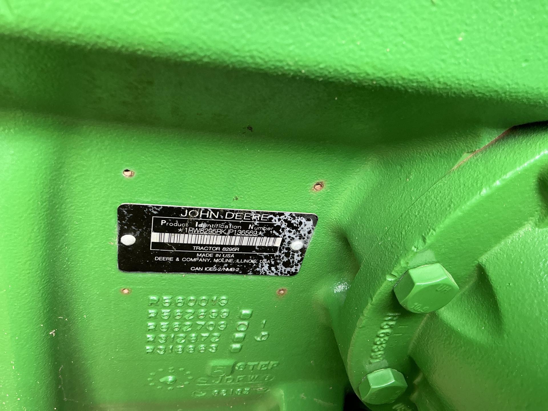 2018 John Deere 8295R Image