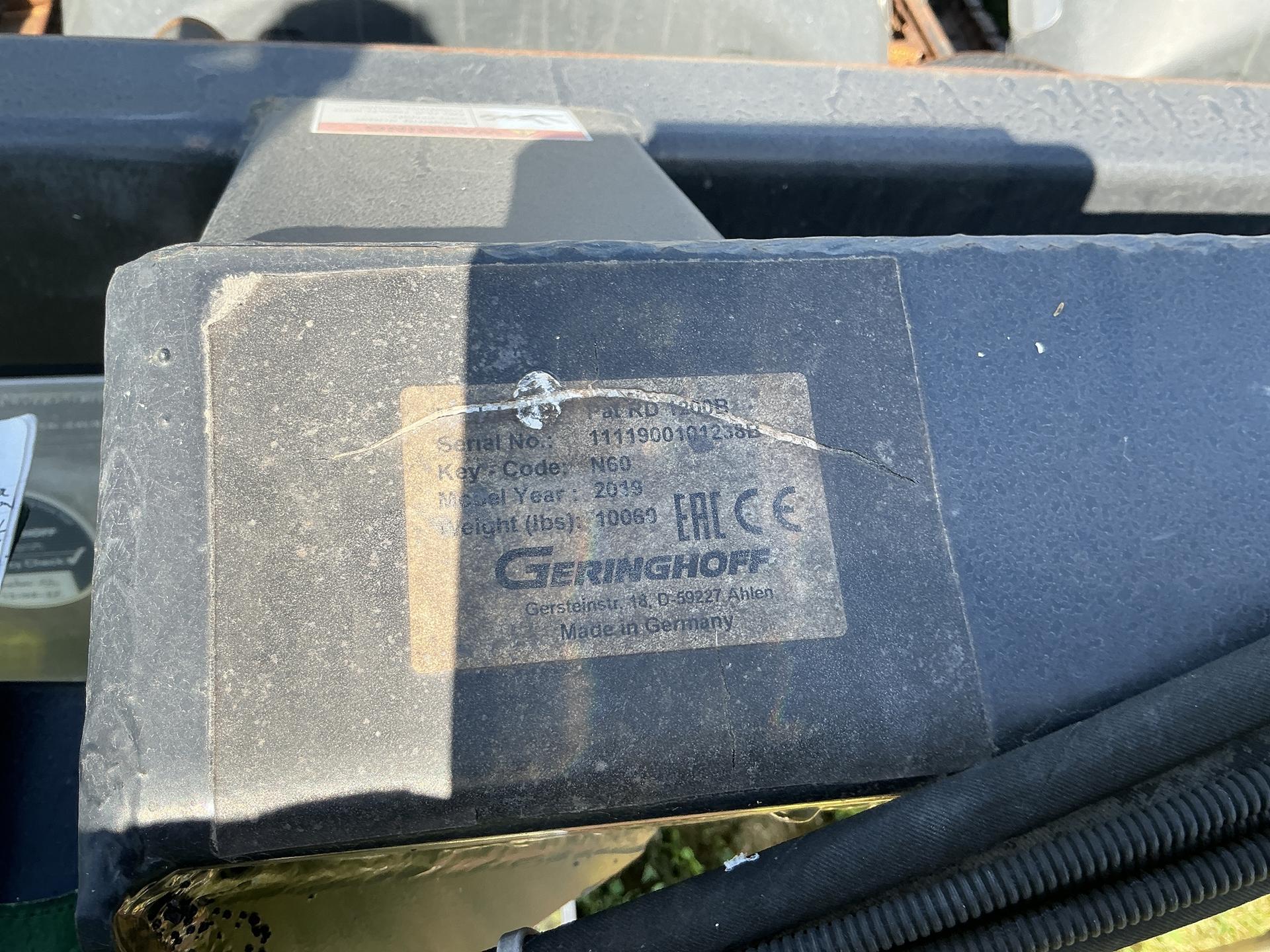 2019 Geringhoff 1238 chopping head Image