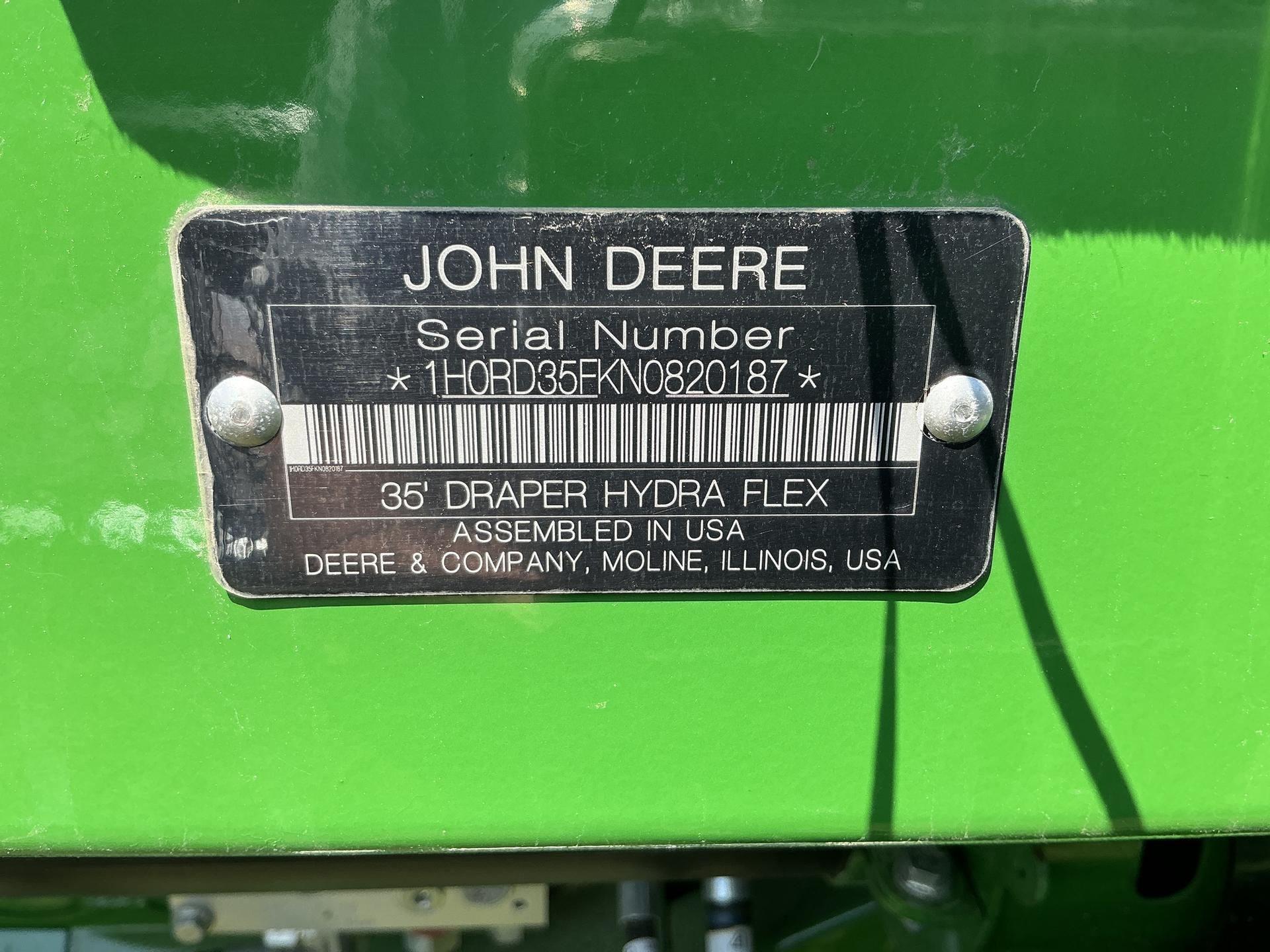 2022 John Deere RD35F Image