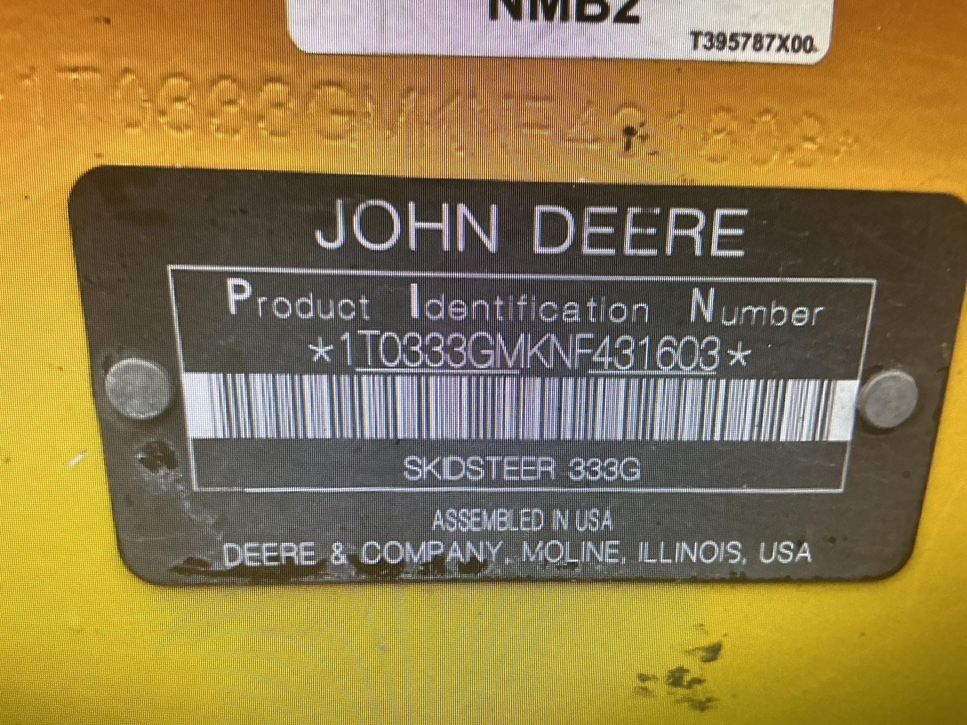 2022 John Deere 333G Image