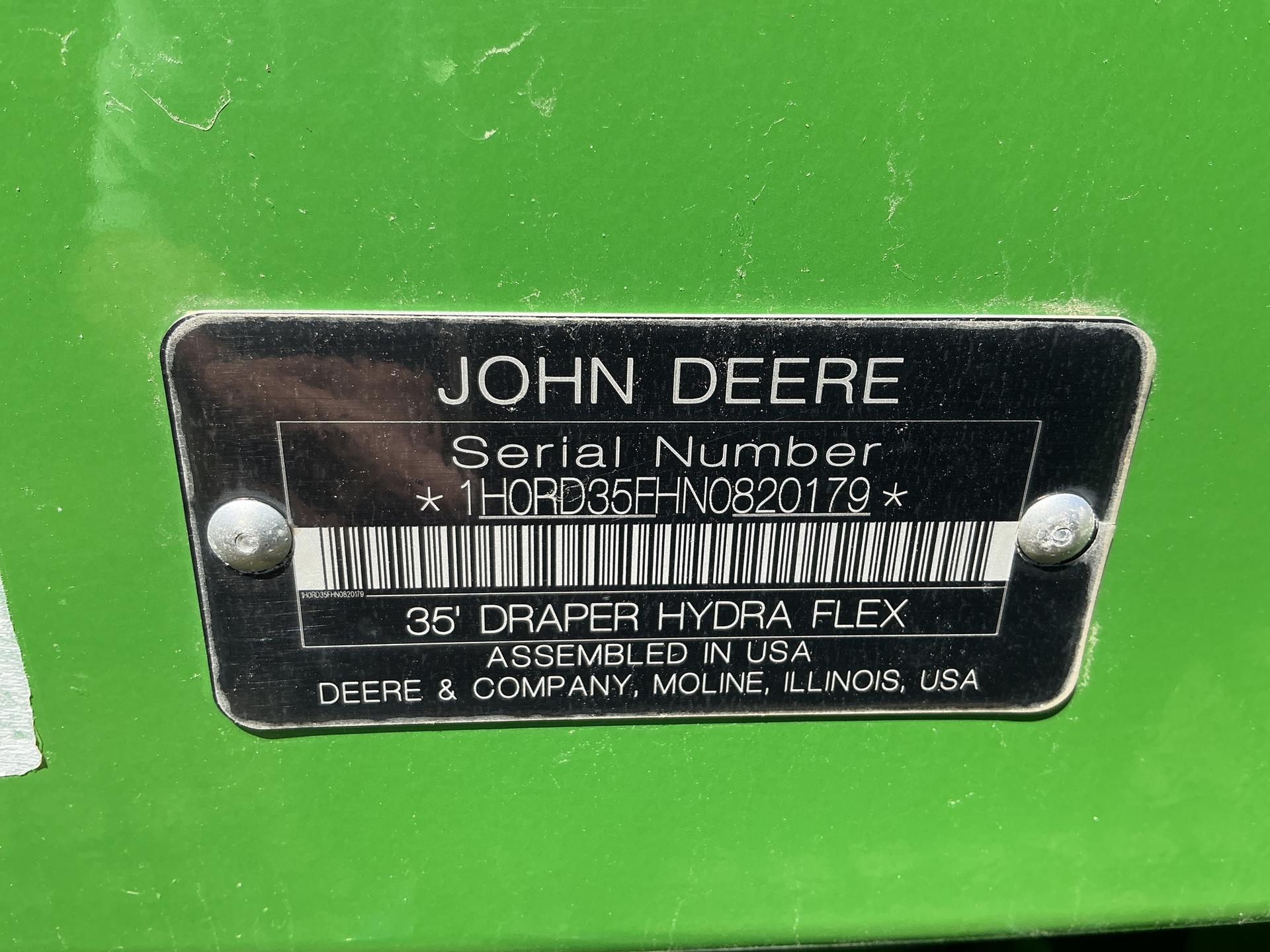 2022 John Deere RD35F Image