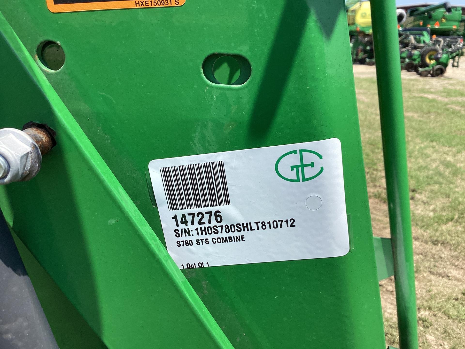 2020 John Deere S780 Image