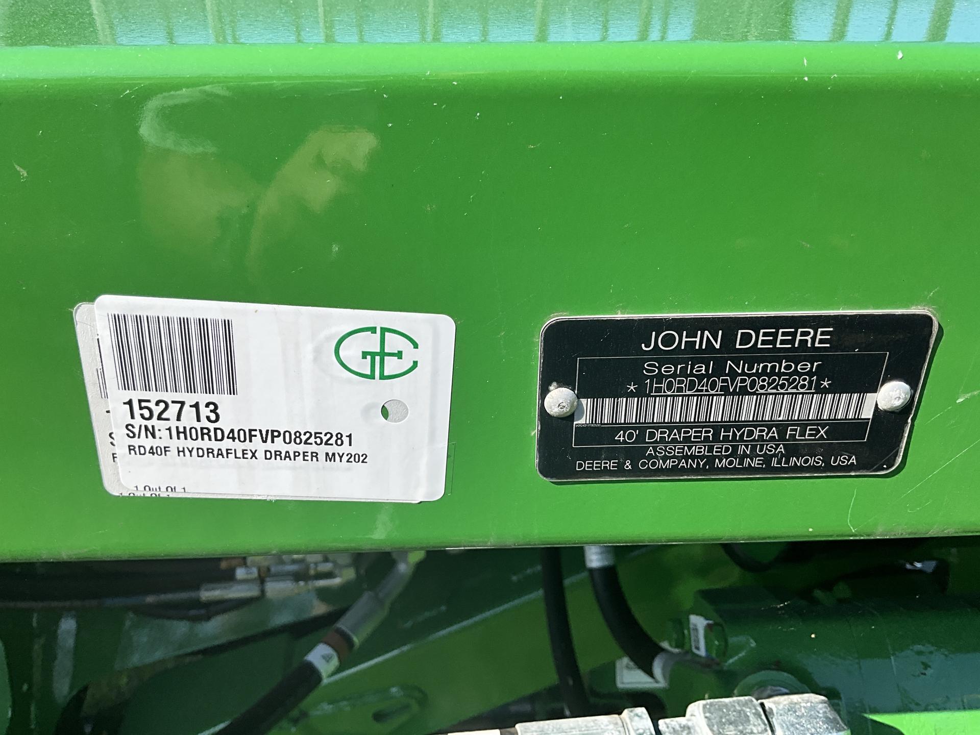 2023 John Deere RD40F Image