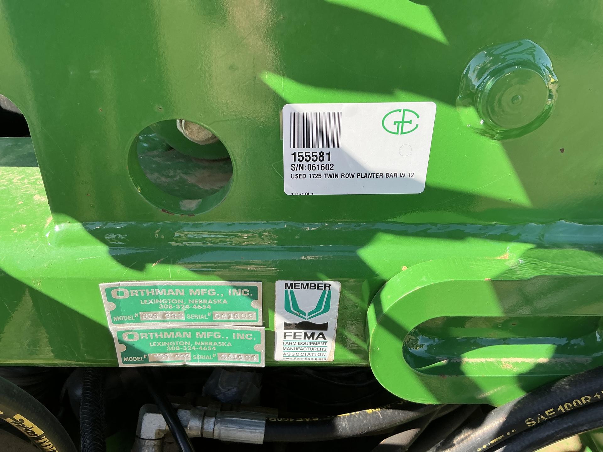 2016 John Deere ORTHMAN DR 12 Image