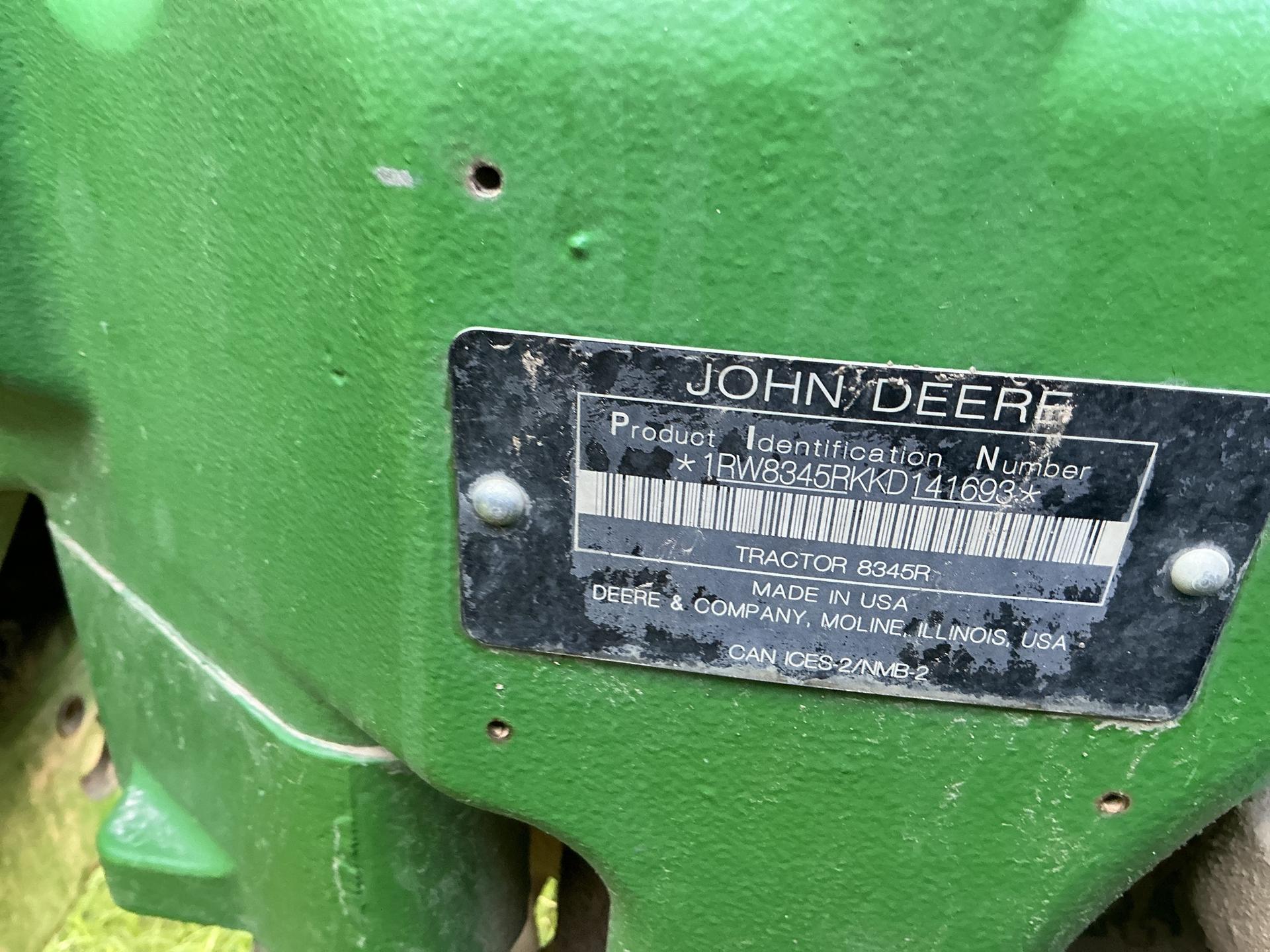 2019 John Deere 8345R Image