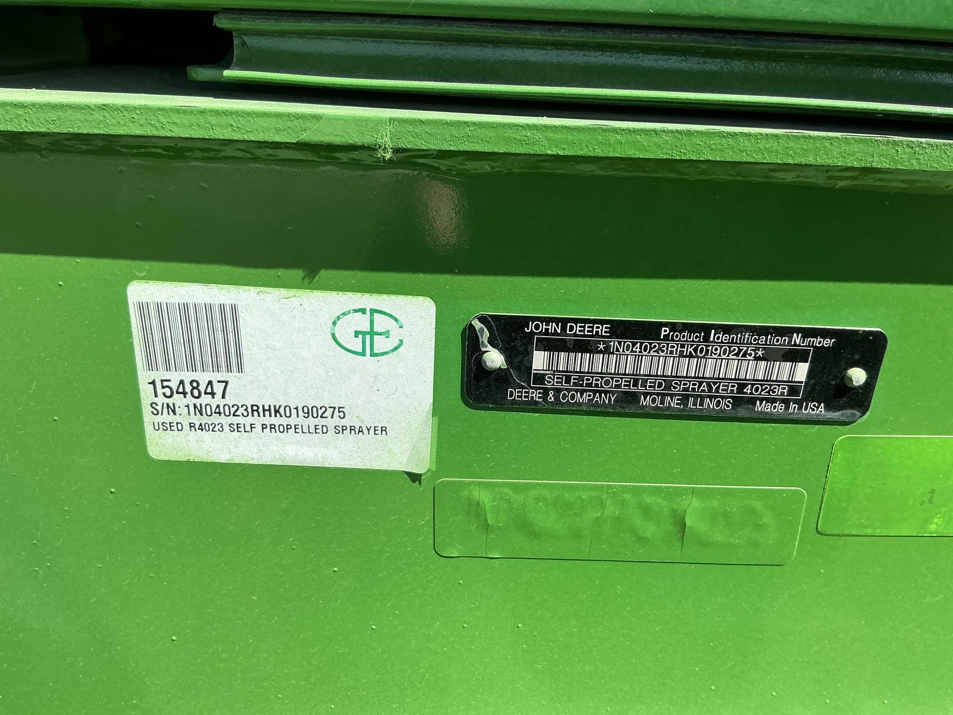 2018 John Deere R4023 Image