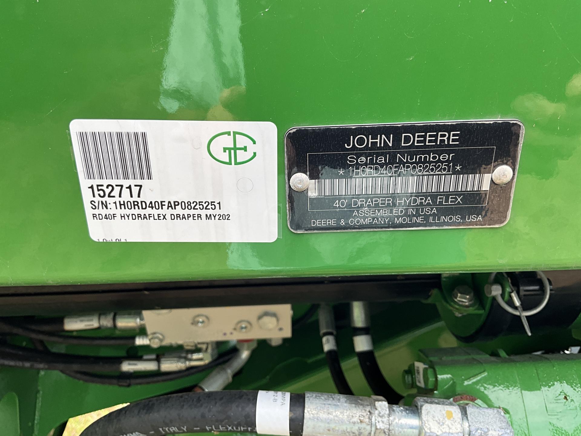 2023 John Deere RD40F Image