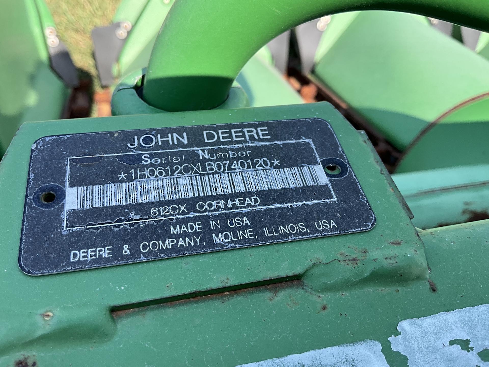 2011 John Deere 612C Image